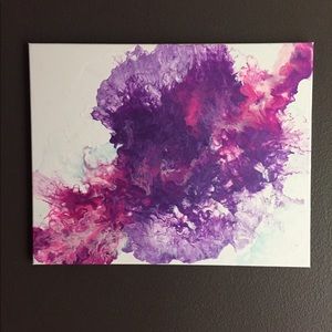 Fluid art painting